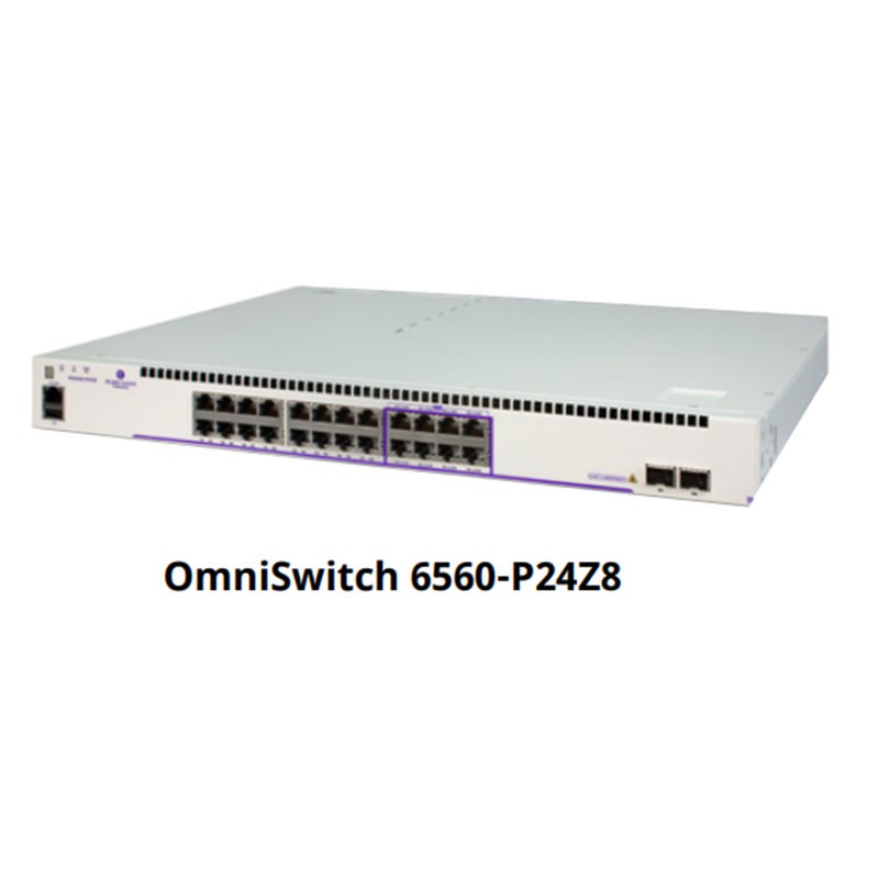 Alcatel-Lucent OmniSwitch 6560 Bộ chuyển mạch Ethernet LAN Alcatel Lucent OmniSwitch 6560-P24Z8