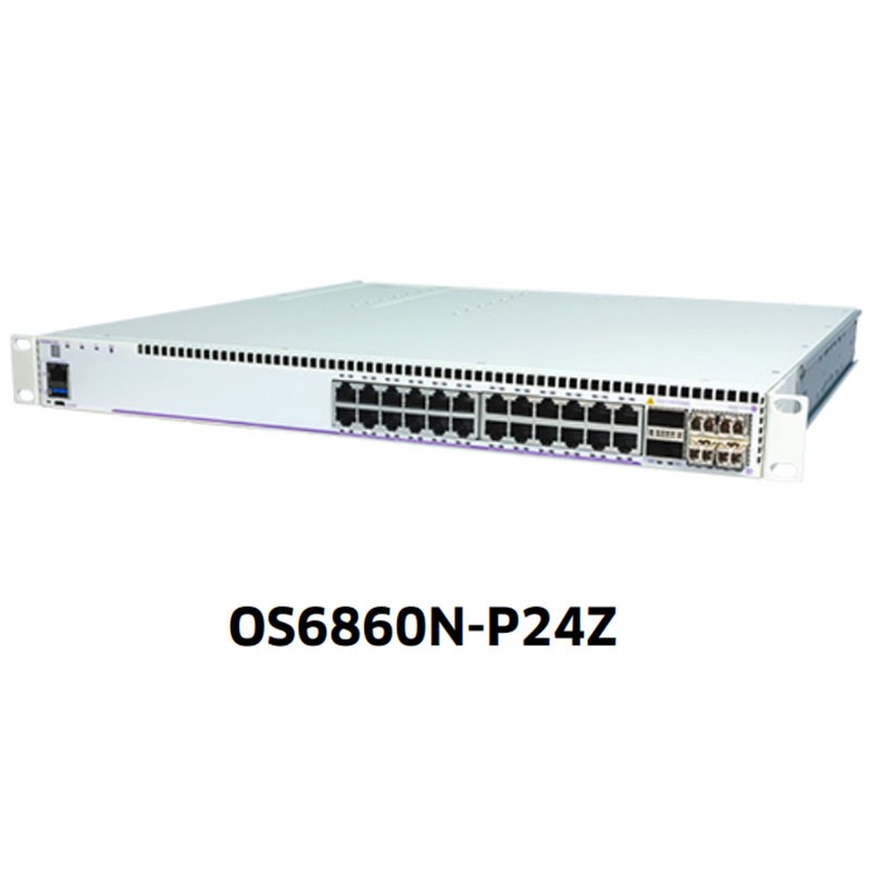 Alcatel-Lucent OmniSwitch 6860 Bộ chuyển mạch LAN có thể xếp chồng lên nhau để di động Alcatel Lucent OS6860N-P24Z