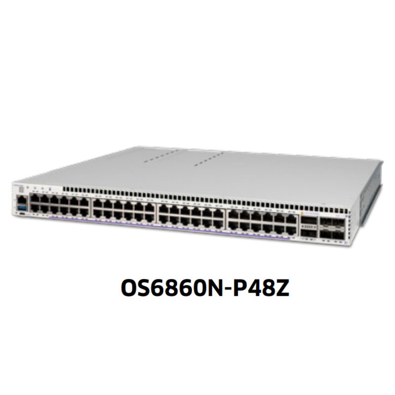 Alcatel-Lucent OmniSwitch 6860 Bộ chuyển mạch LAN có thể xếp chồng lên nhau để di động Alcatel Lucent OS6860N-P48Z