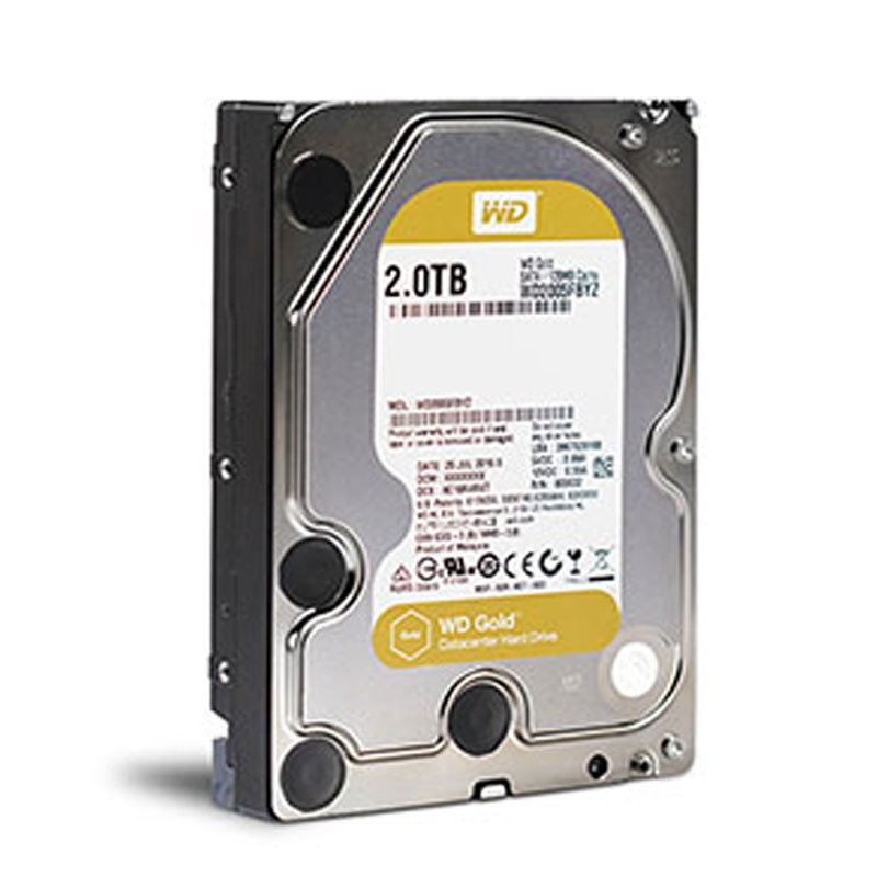 Ổ cứng WD Gold 2TB cho Server - Datacenter Western Digital WD2005FBYZ