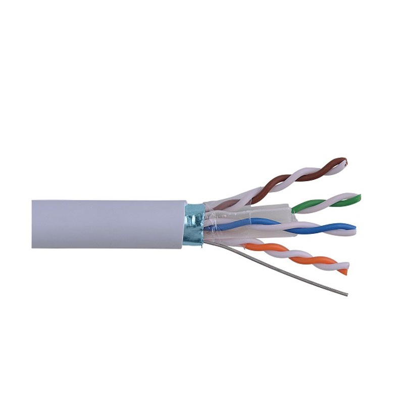 Cáp mạng 4 đôi LS CAT.6 F/UTP copper (FTP-G-C6G-E1VN-M 0.5X4P/GY, PVC, Grey) LS cable 11190021