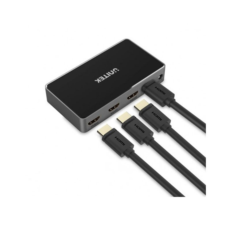 SWITCH HDMI 3-1 1.4/4K UNITEK (V1111A) Unitek tnm4370