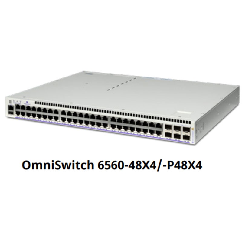 Alcatel-Lucent OmniSwitch 6560 Bộ chuyển mạch Ethernet LAN Alcatel Lucent OmniSwitch 6560-48X4/-P48X4