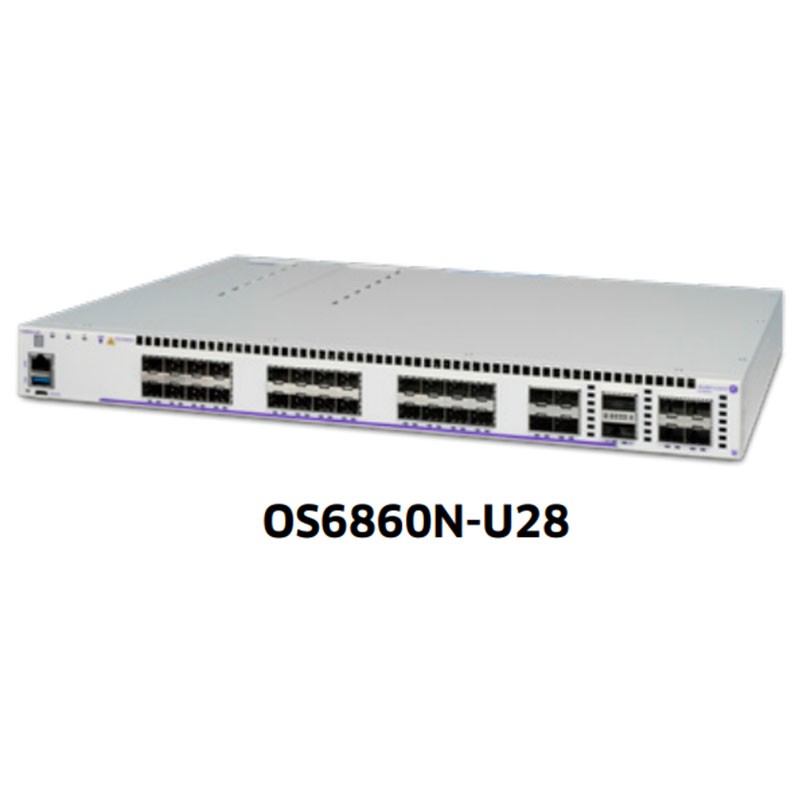 Alcatel-Lucent OmniSwitch 6860 Bộ chuyển mạch LAN có thể xếp chồng lên nhau để di động Alcatel Lucent OS6860N-U28