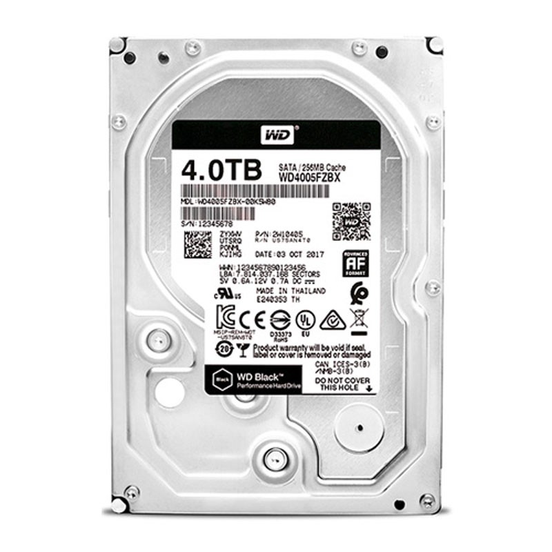 Ổ cứng WD Black 4TB WD4005FZBX Western Digital WD4005FZBX