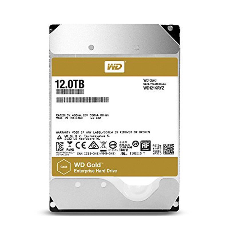 Ổ cứng WD Gold 12TB cho Server - Datacenter Western Digital WD121KRYZ