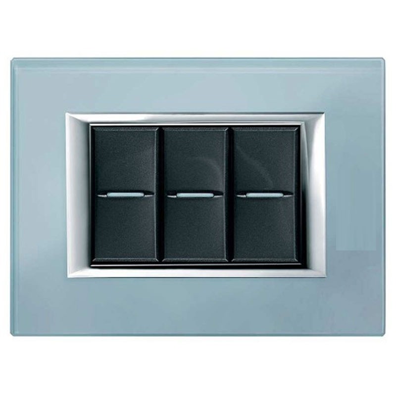 MẶT CHE 3M - BLUE GLASS Bticino HA4803VZS