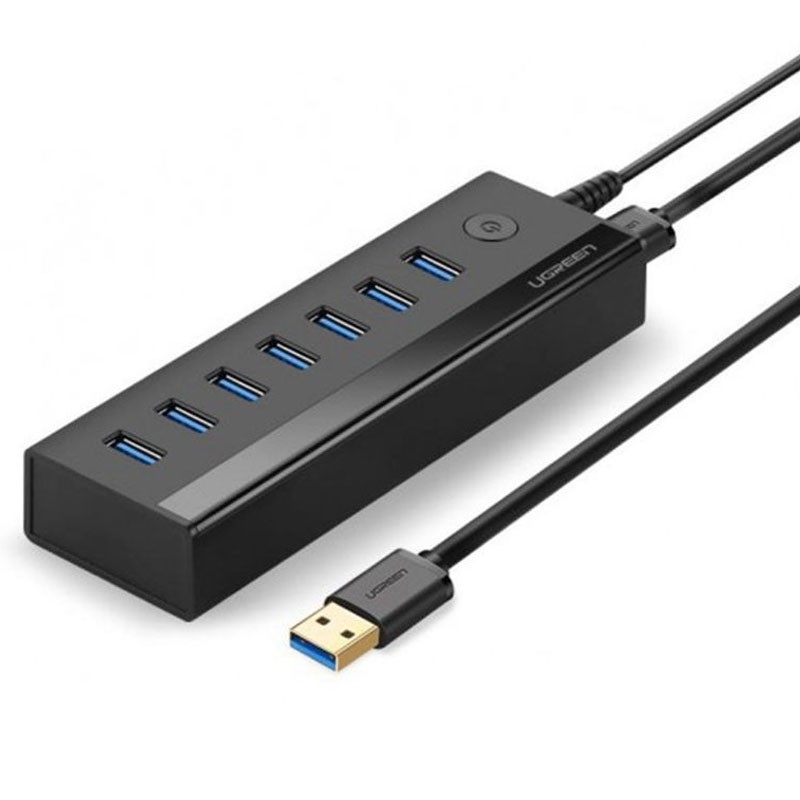 HUB USB 7 Cổng USB 3.0 Có Nguồn 5V/2A Ugreen 40522 cao cấp Ugreen 40522